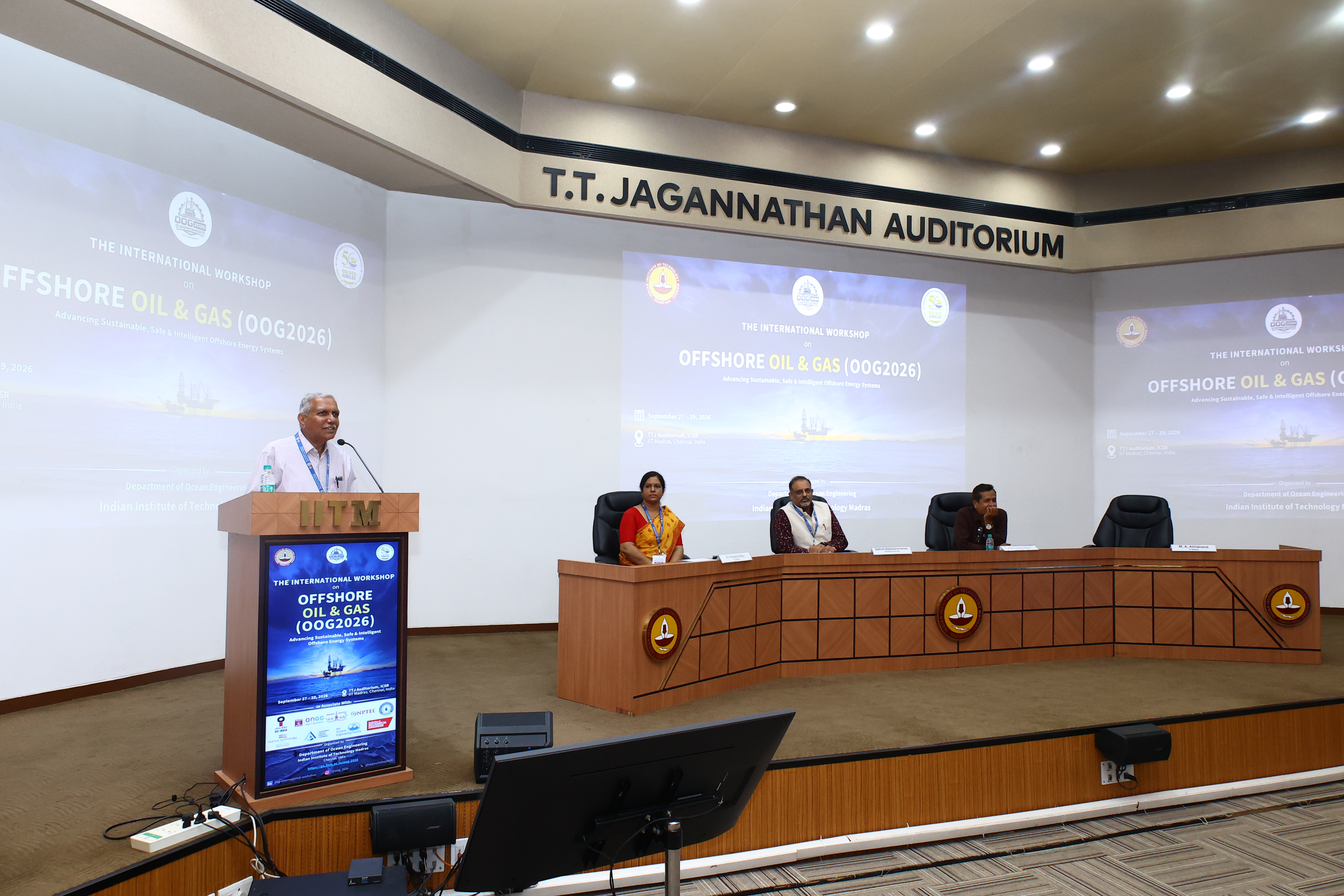 At the Valedictory function of the OOG2026 held at IIT Madras from the 27th to 29th September 2026