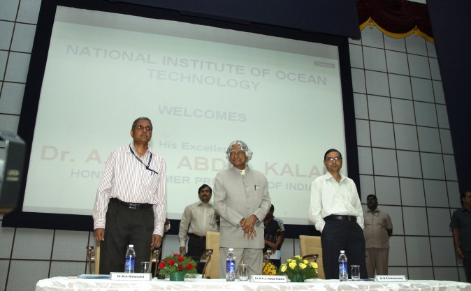 Dr. A.P.J. Abdul Kalam visit to NIOT, May 2010