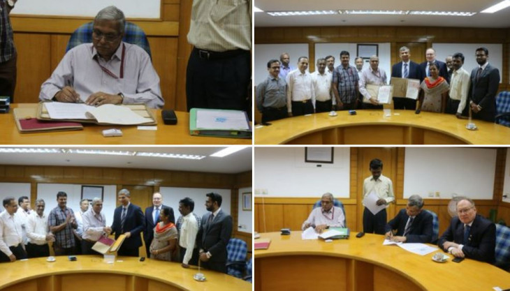 A contract has been signed between NIOT and DNV GL for the Certification and Classification of Manned Submersible rated for 6000m water depth. This is a major step towards development of MATSYA 6000 a man rated deepwater vehicle.