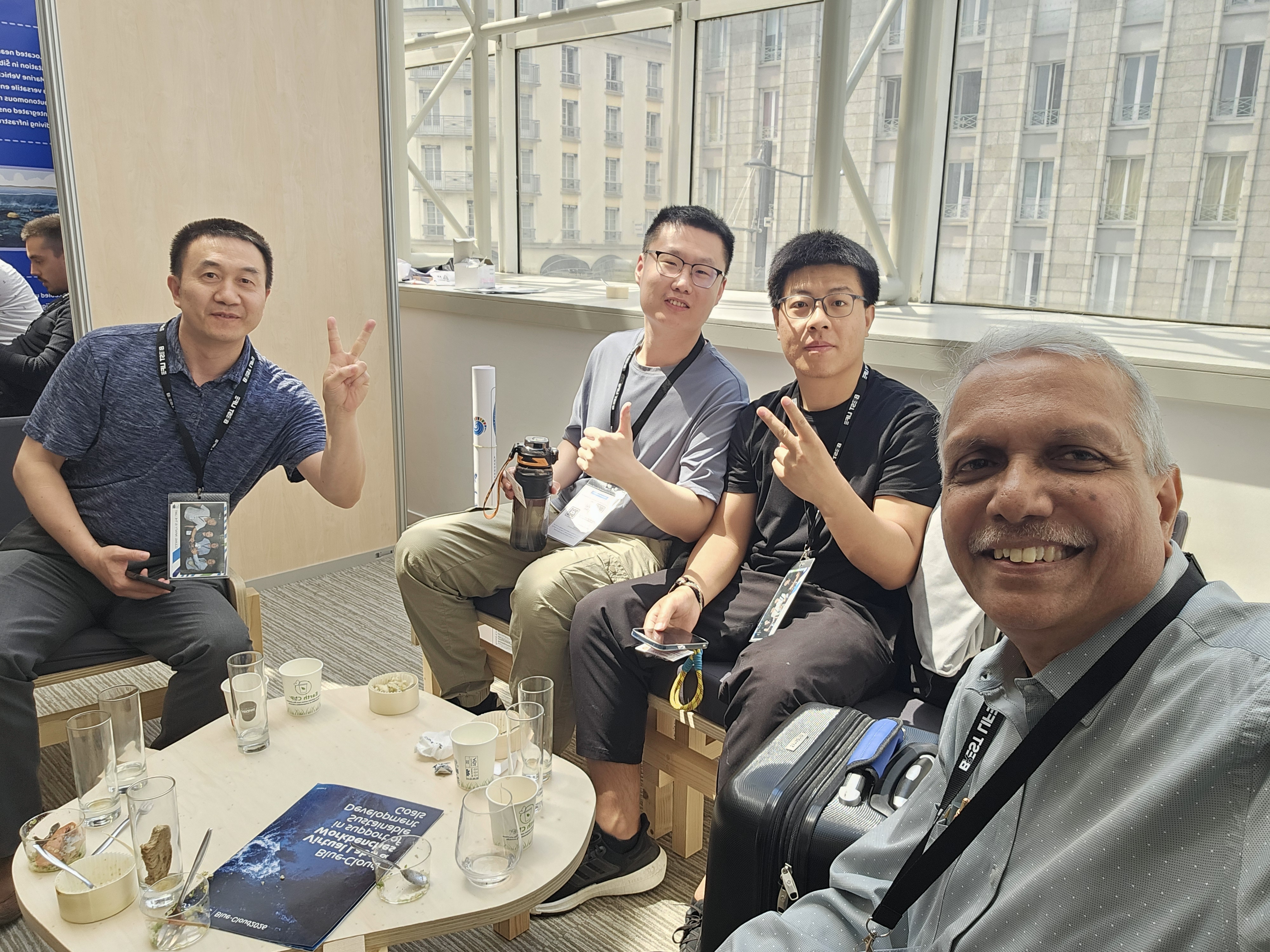Organising a panel discussion and other pics at the IEEE OES Oceans Conference in Brest, France, 16 to 19 June 2025
